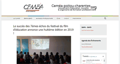 Desktop Screenshot of cemea-poitou-charentes.org