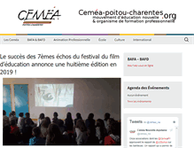 Tablet Screenshot of cemea-poitou-charentes.org